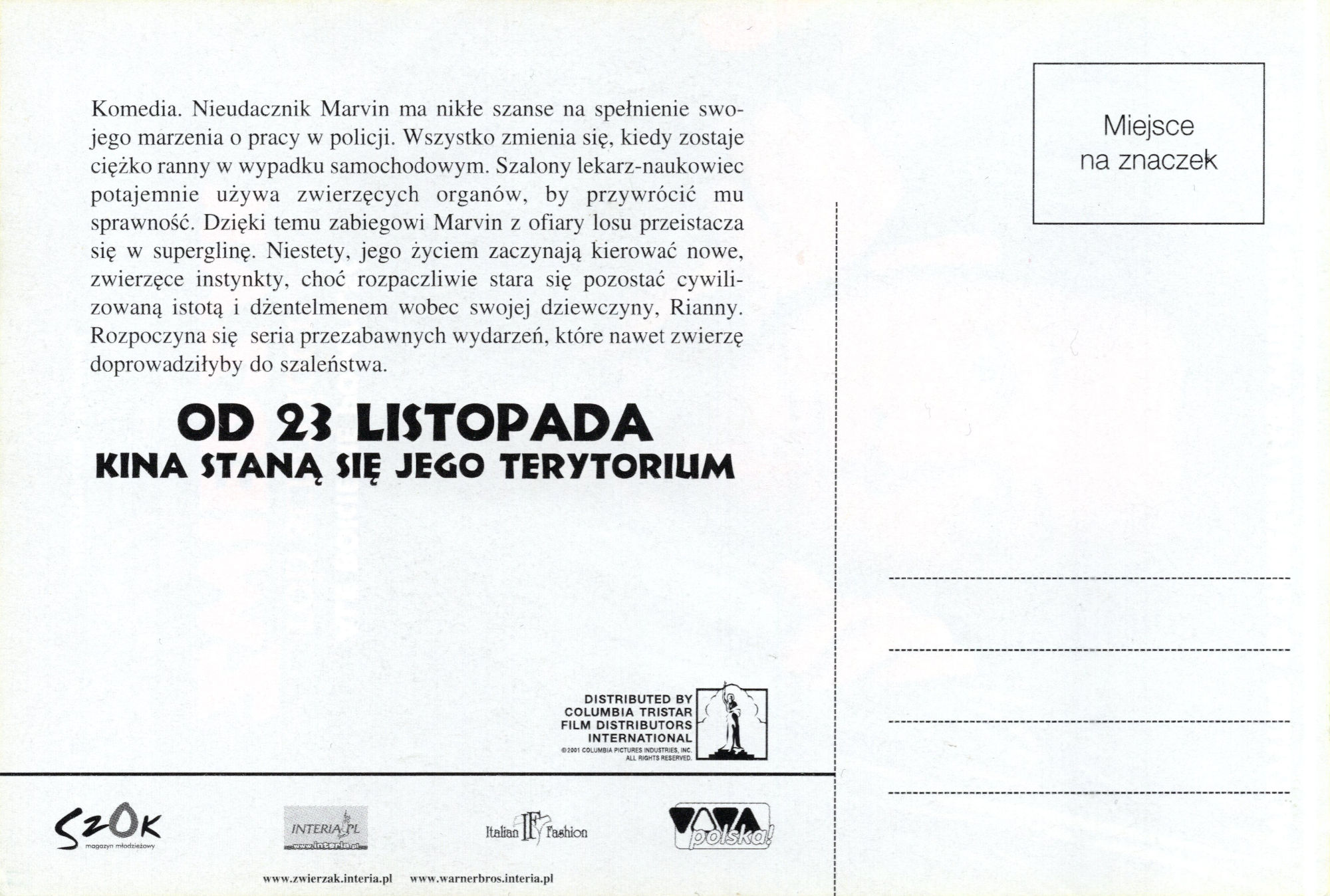Ulotka filmu ''