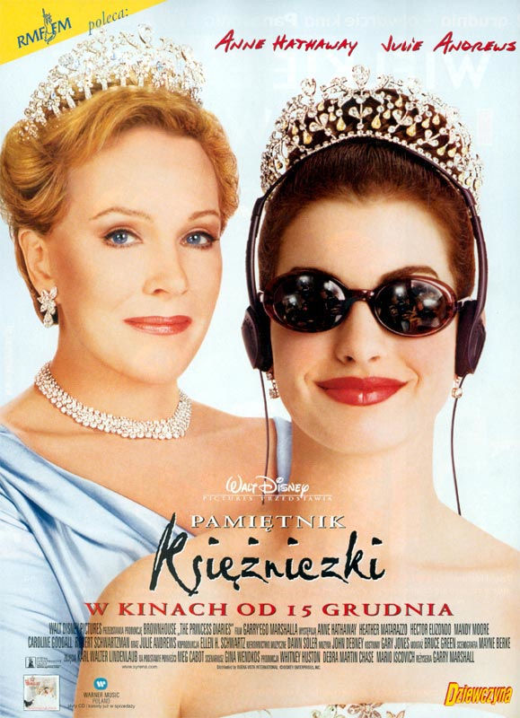 Polski plakat filmu 'Pamiętnik Księżniczki'