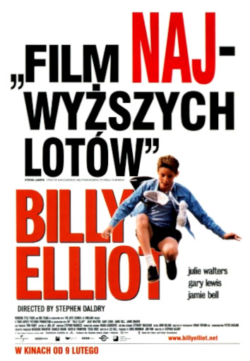 Przód ulotki filmu 'Billy Elliot'