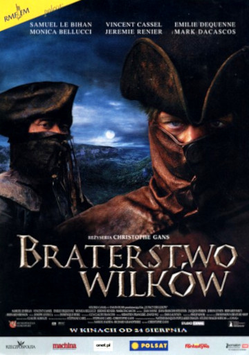 Przód ulotki filmu 'Braterstwo Wilków'