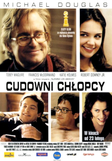 Przód ulotki filmu 'Cudowni Chłopcy'