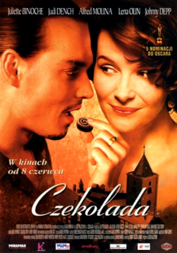 Przód ulotki filmu 'Czekolada'