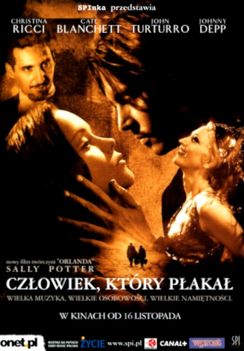 Przód ulotki filmu 'Człowiek, Który Płakał'