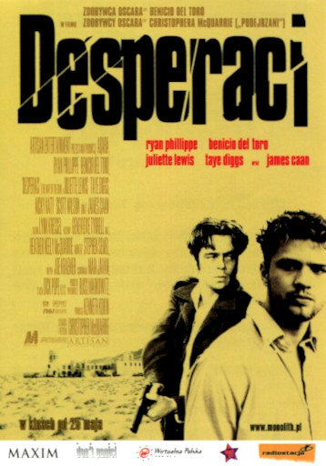 Przód ulotki filmu 'Desperaci'