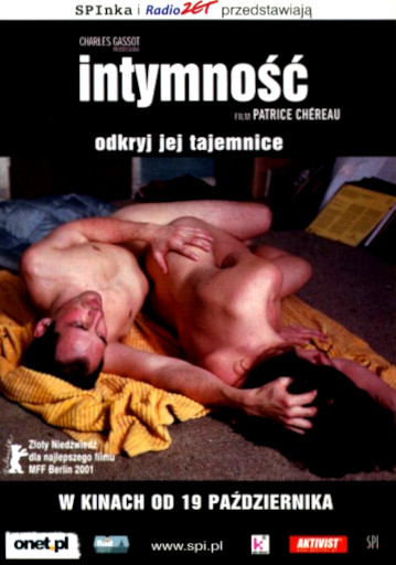 Przód ulotki filmu 'Intymność'