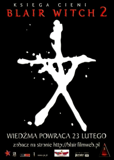 Przód ulotki filmu 'Księga Cieni: Blair Witch 2'
