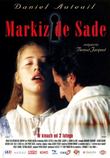 Przód ulotki filmu 'Markiz De Sade'