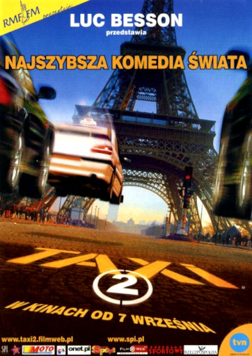 Przód ulotki filmu 'Taxi 2'