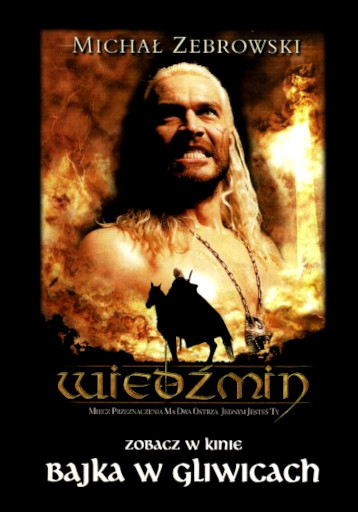 Przód ulotki filmu 'Wiedźmin'