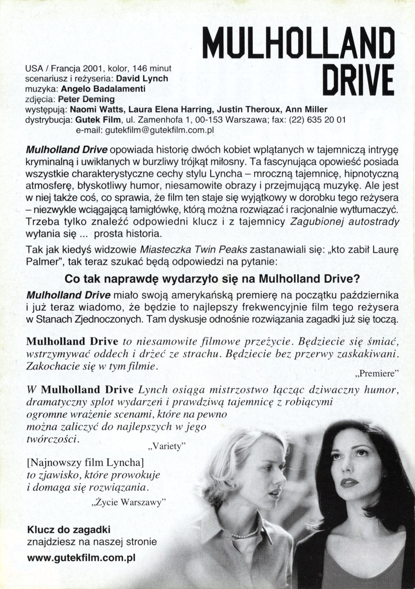 Ulotka filmu ''