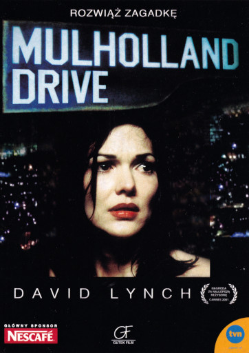Przód ulotki filmu 'Mulholland Drive'