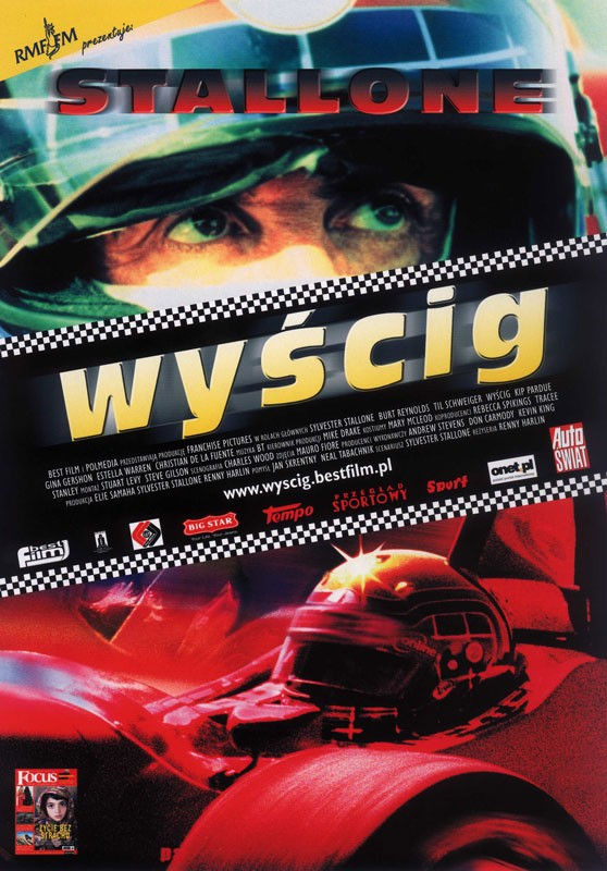 Polski plakat filmu 'Wyścig'