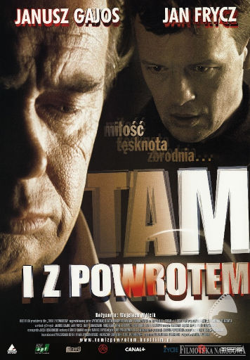 Przód ulotki filmu 'Tam i Z Powrotem'