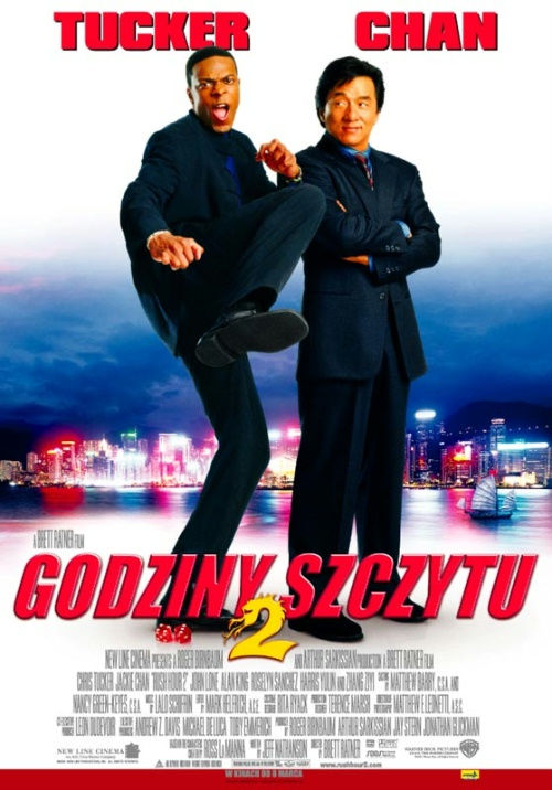 Polski plakat filmu 'Godziny Szczytu 2'