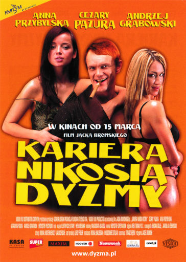 Przód ulotki filmu 'Kariera Nikosia Dyzmy'