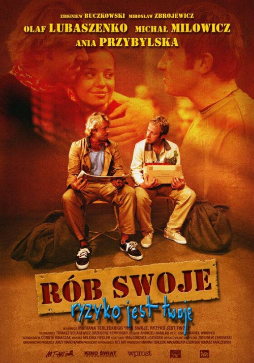 Polski plakat filmu 'Rób Swoje, Ryzyko Jest Twoje'