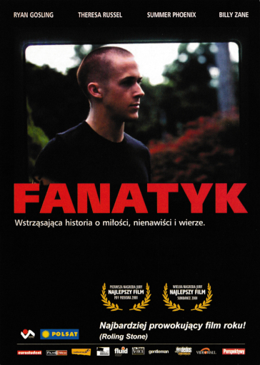 Przód ulotki filmu 'Fanatyk'