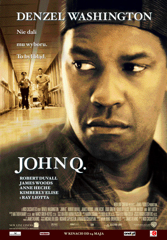 Polski plakat filmu 'John Q.'