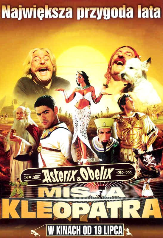 Polski plakat filmu 'Asterix i Obelix: Misja Kleopatra'