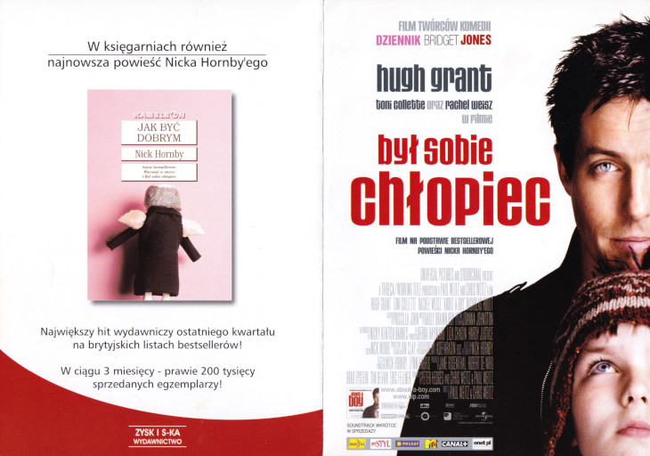 Przód ulotki filmu 'Był Sobie Chłopiec'