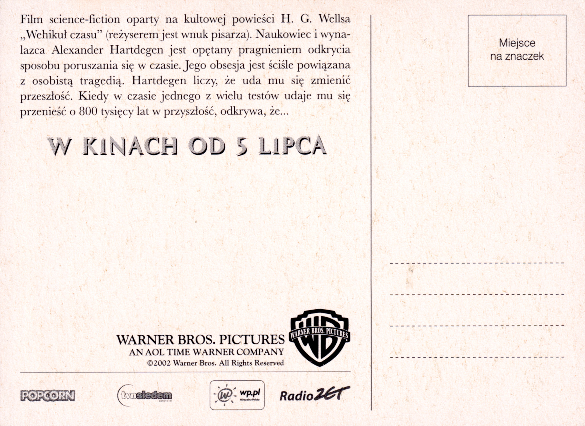 Ulotka filmu ''