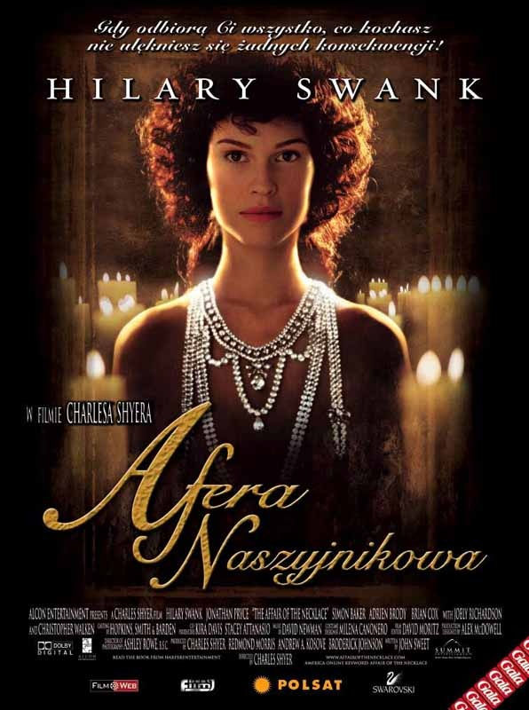 Polski plakat filmu 'Afera Naszyjnikowa'