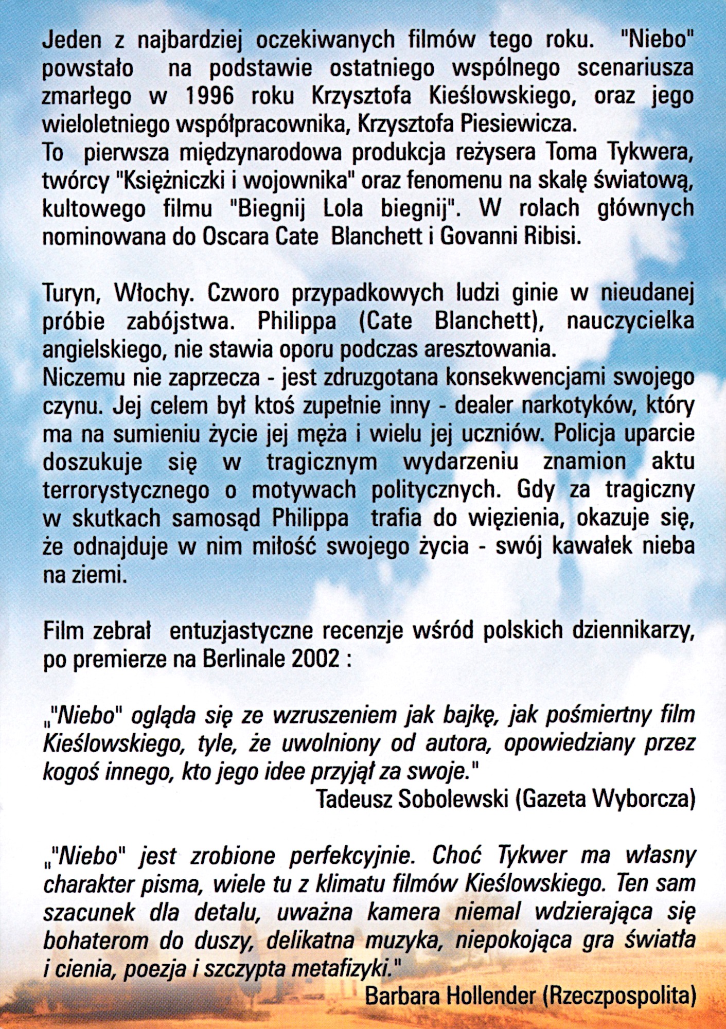 Ulotka filmu ''
