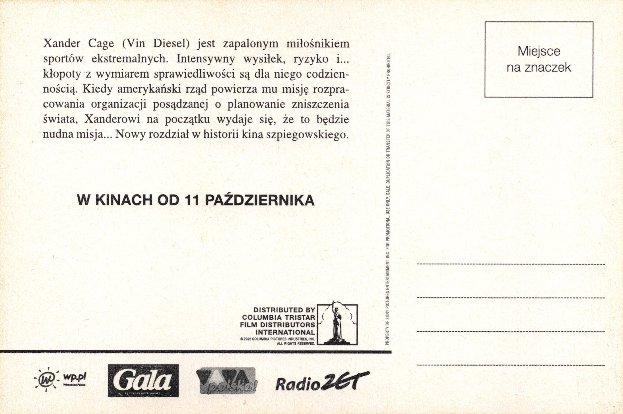 Ulotka filmu ''