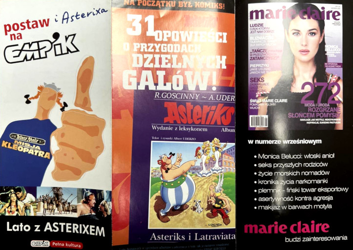 Tył ulotki filmu 'Asterix i Obelix: Misja Kleopatra'