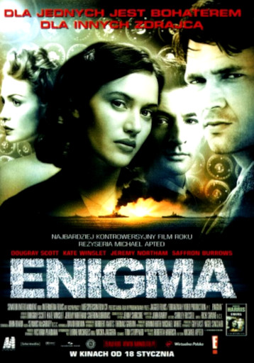 Przód ulotki filmu 'Enigma'