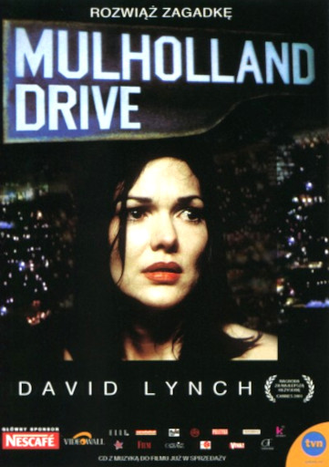 Przód ulotki filmu 'Mulholland Drive'