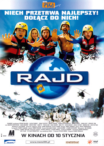 Przód ulotki filmu 'Rajd'