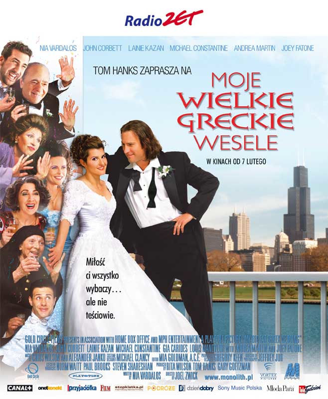 Polski plakat filmu 'Moje Wielkie Greckie Wesele'