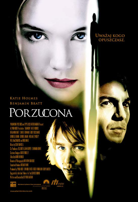 Polski plakat filmu 'Porzucona'