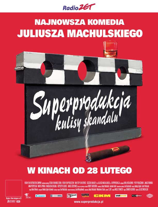 Polski plakat filmu 'Superprodukcja'