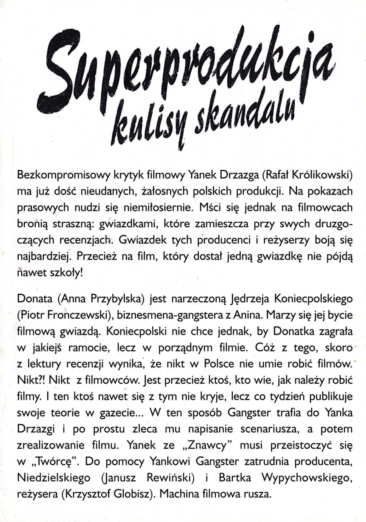 Ulotka filmu ''