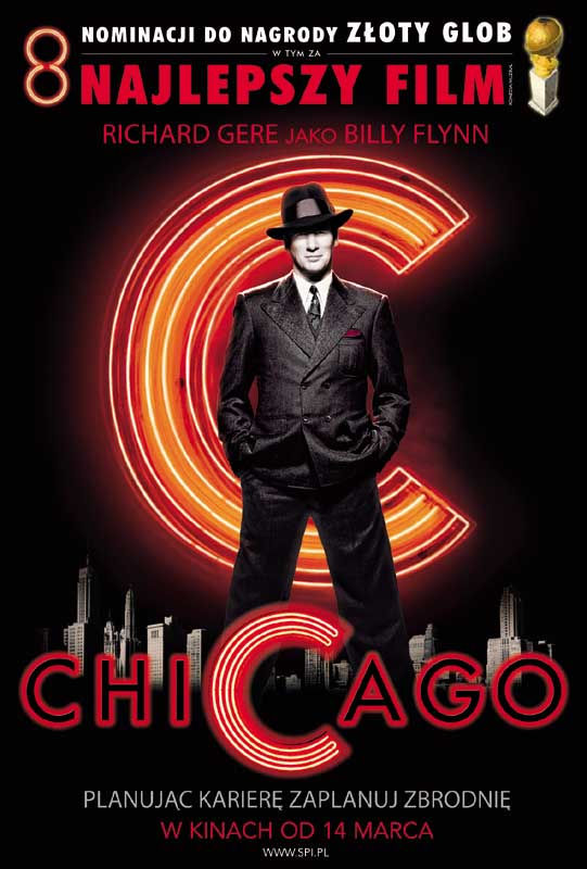 Polski plakat filmu 'Chicago'
