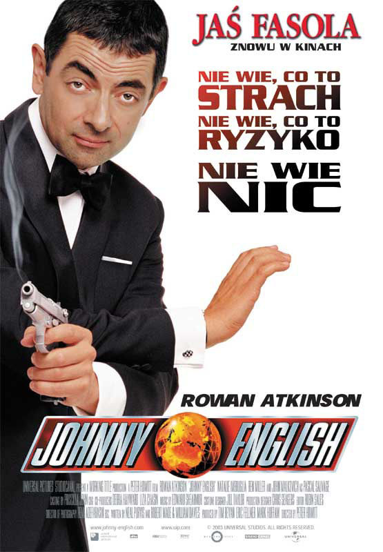 Polski plakat filmu 'Johnny English'