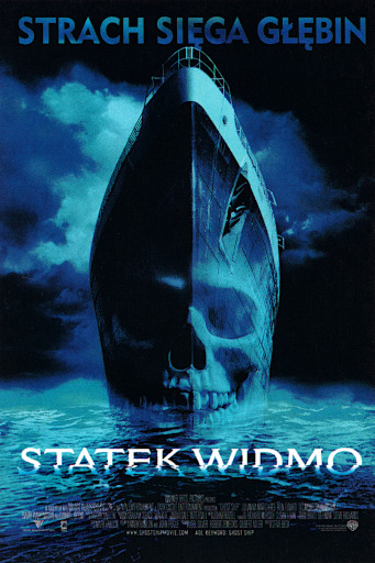 Przód ulotki filmu 'Statek Widmo'