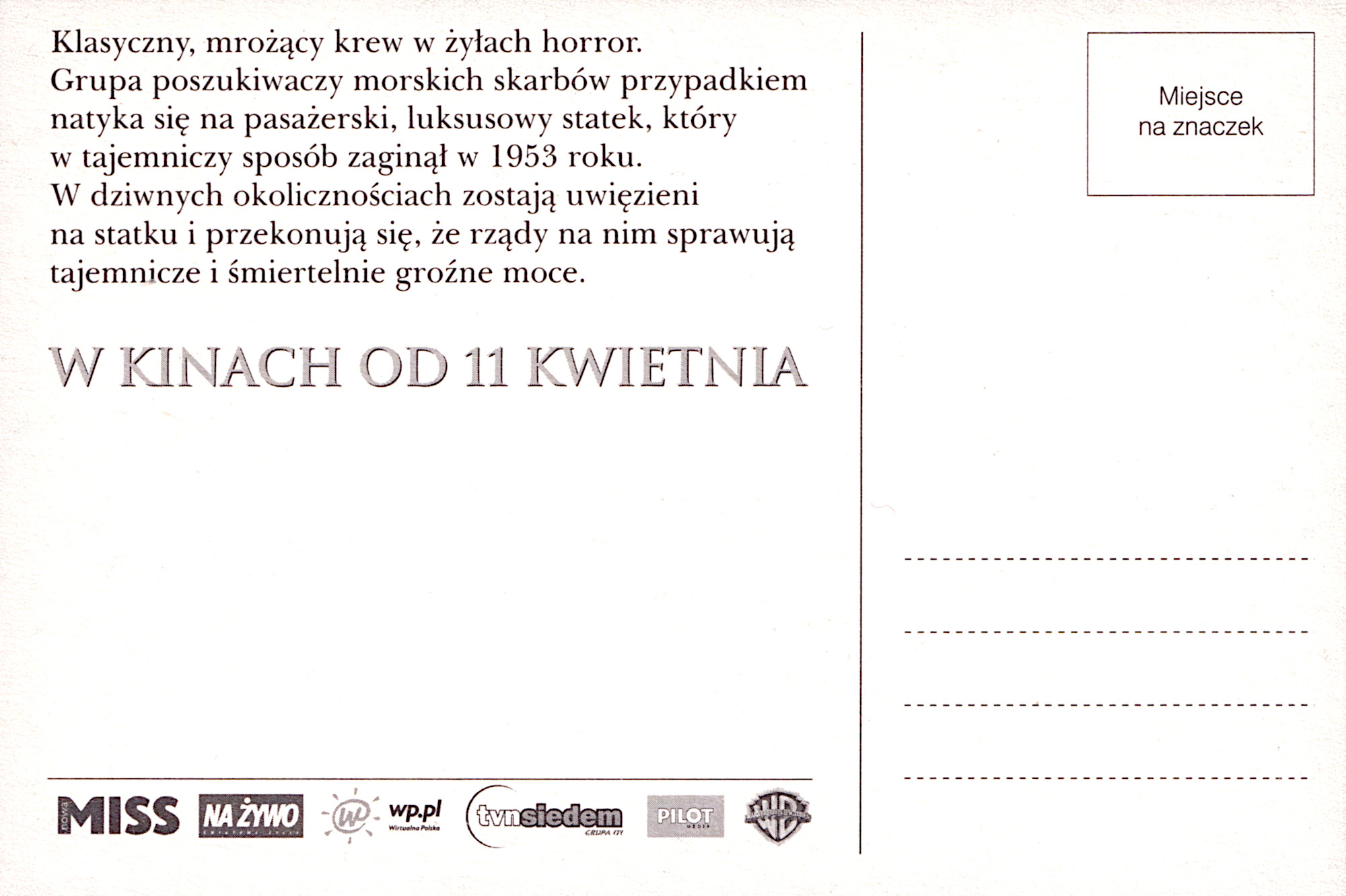 Ulotka filmu ''