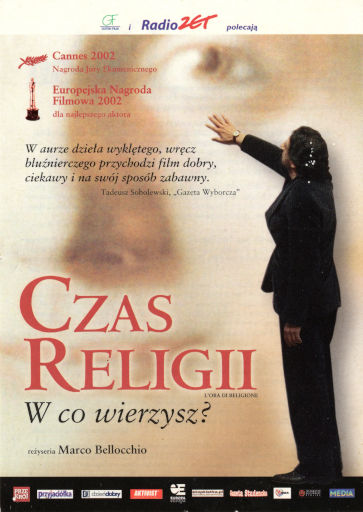Przód ulotki filmu 'Czas Religii'