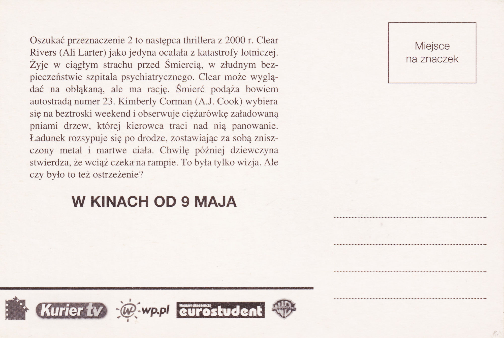 Ulotka filmu ''