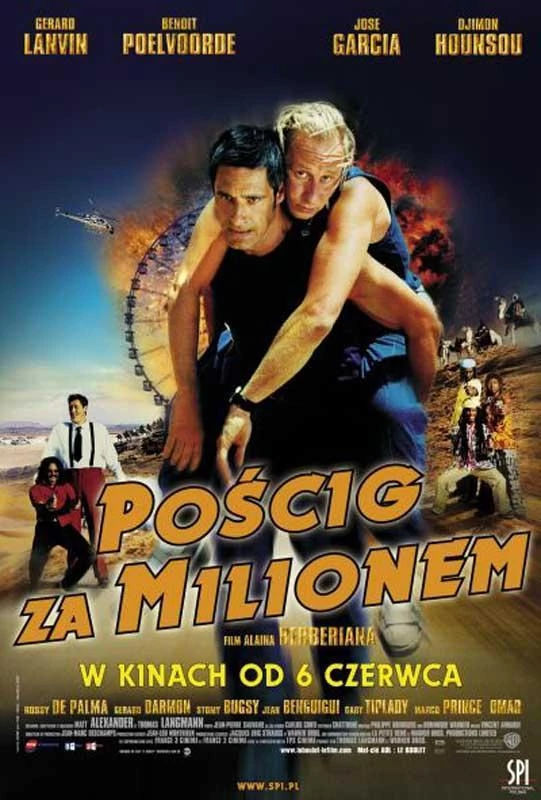 Polski plakat filmu 'Pościg Za Milionem'