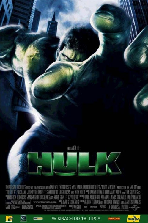 Polski plakat filmu 'Hulk'