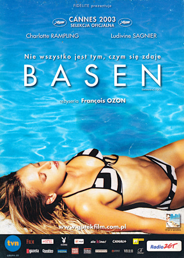 Przód ulotki filmu 'Basen'