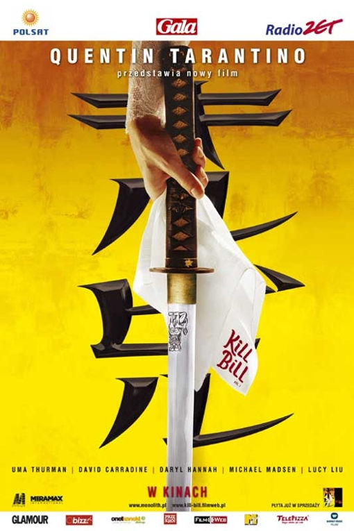 Polski plakat filmu 'Kill Bill'