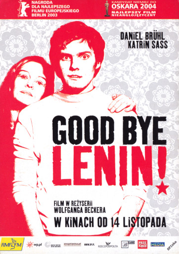 Przód ulotki filmu 'Good Bye Lenin!'