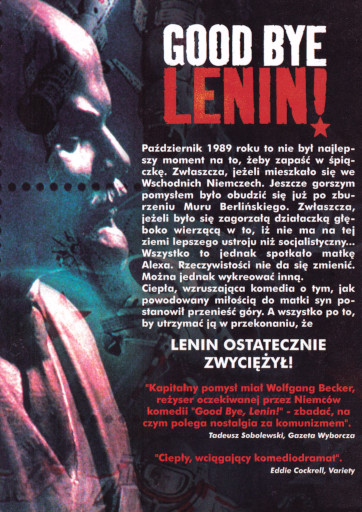 Tył ulotki filmu 'Good Bye Lenin!'
