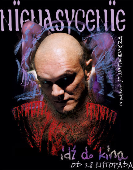 Polski plakat filmu 'Nienasycenie'