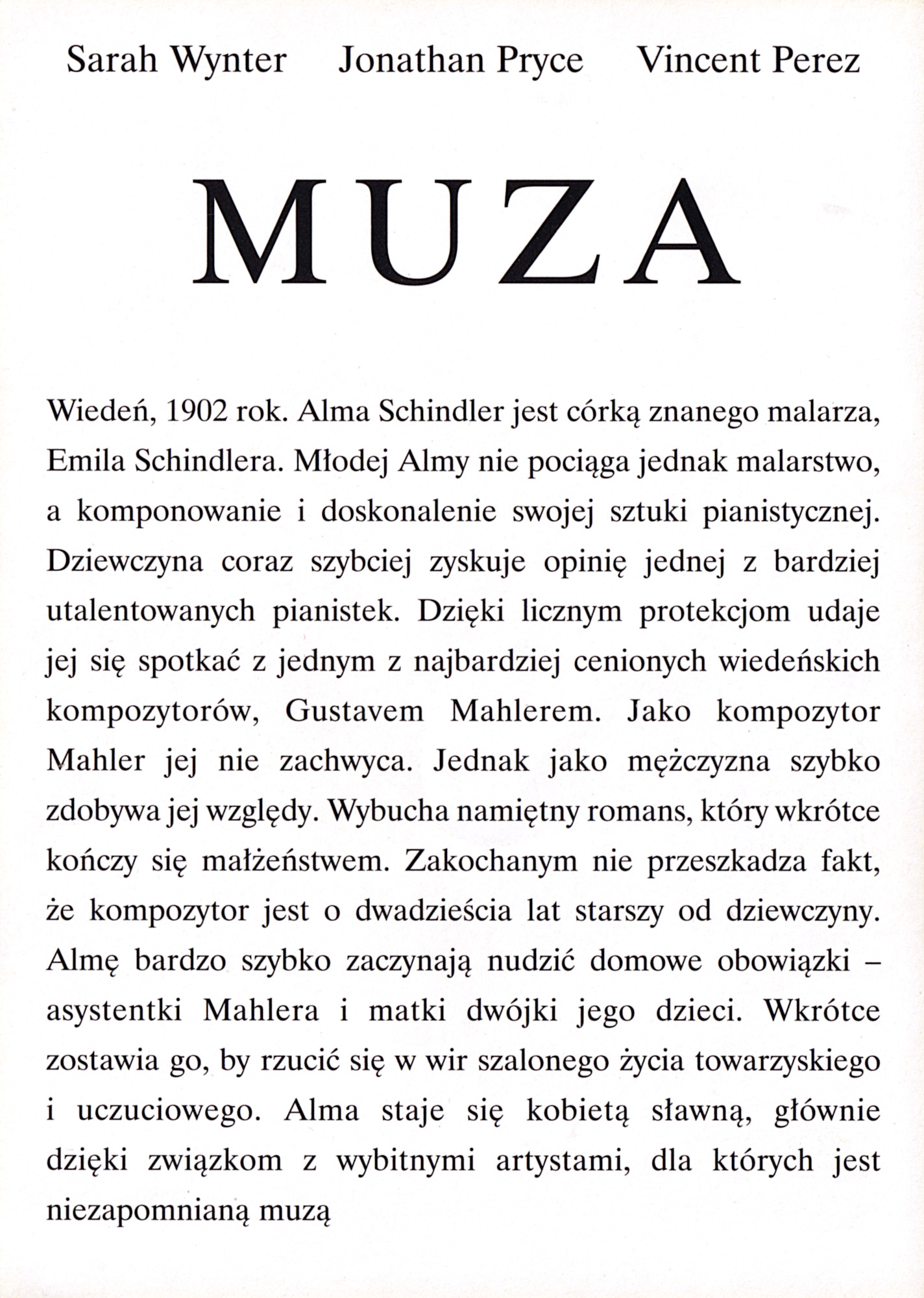 Ulotka filmu ''